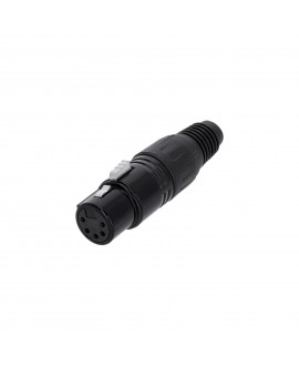 Adam Hall Connectors 4 STAR C XF5 BLK Connettori volanti XLR 5-pin