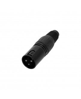 Adam Hall Connectors 4 STAR C XM3 BLK XLR Cable Connectors