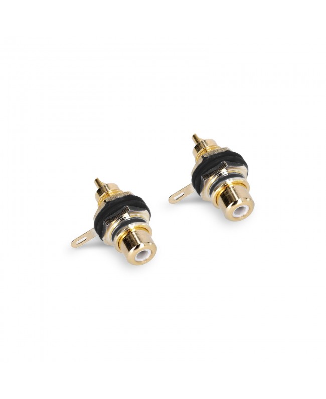 Adam Hall Connectors 4 STAR PR2 BLK Cinch Einbausteckverbinder