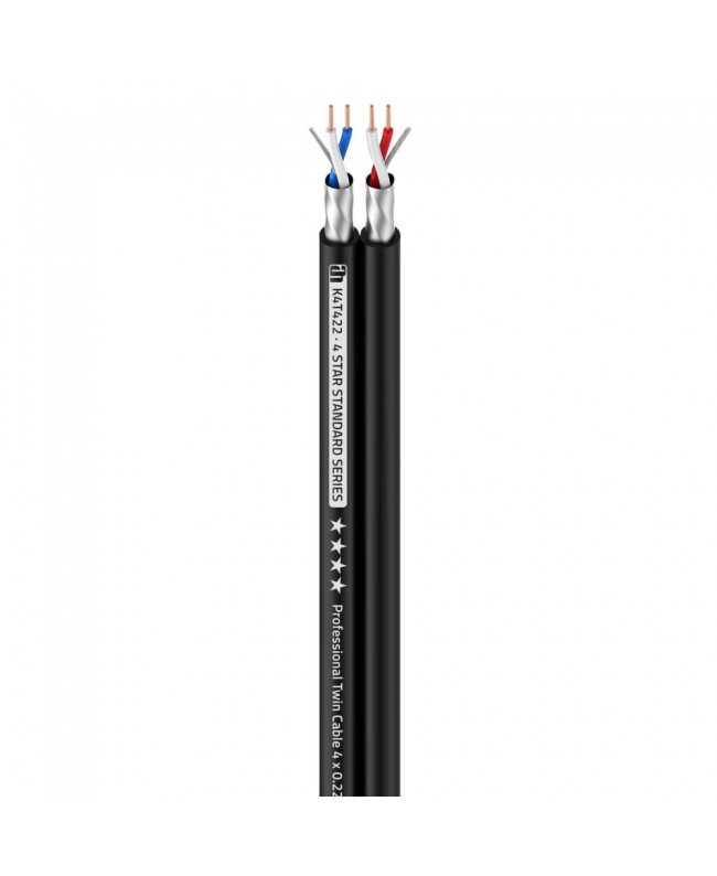 Adam Hall Cables 4 STAR TWIN 422 Symmetrische Audio Kabel