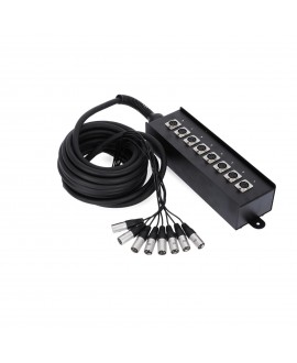 Adam Hall Cables 3 STAR MULTICORE 8 KANAL 10 M Stagebox con cavo