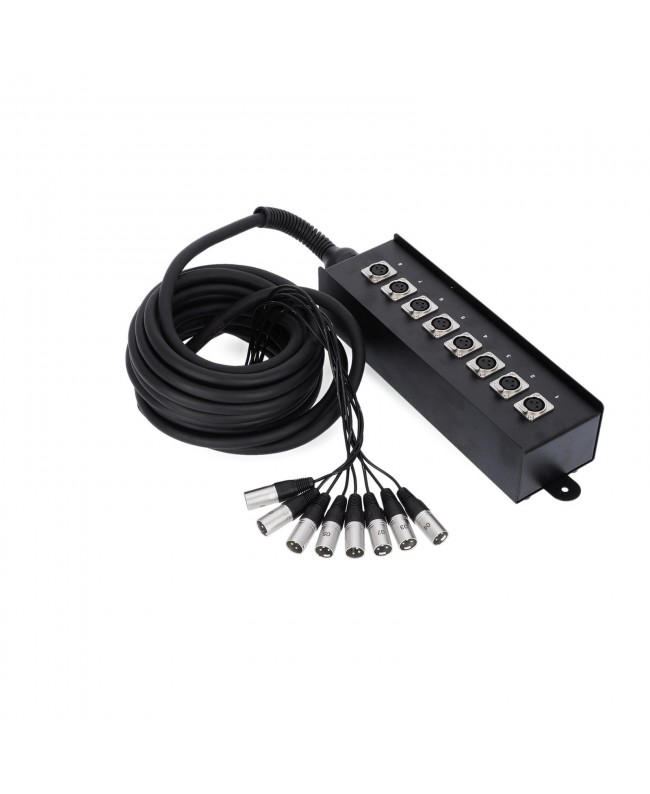 Adam Hall Cables 3 STAR MULTICORE 8 KANAL 10 M Stagebox con cavo