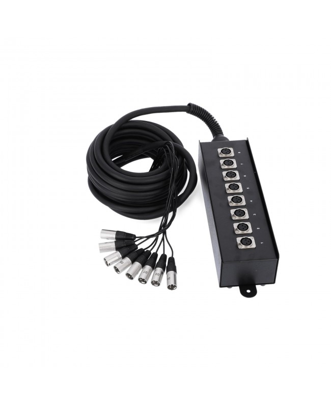 Adam Hall Cables 3 STAR MULTICORE 8 KANAL 10 M Stagebox con cavo