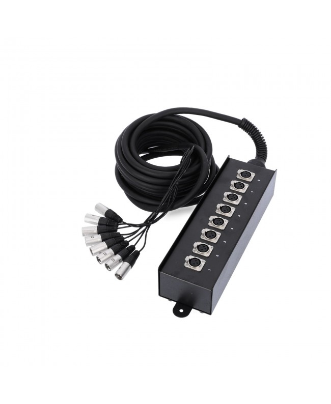 Adam Hall Cables 3 STAR MULTICORE 8 KANAL 10 M Stagebox con cavo