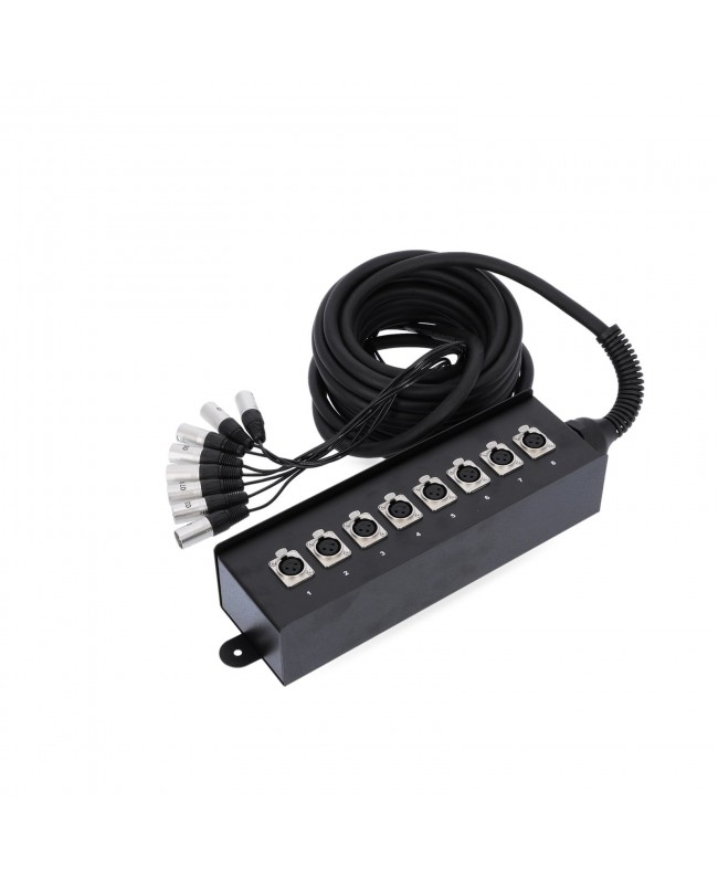 Adam Hall Cables 3 STAR MULTICORE 8 KANAL 10 M Stagebox con cavo