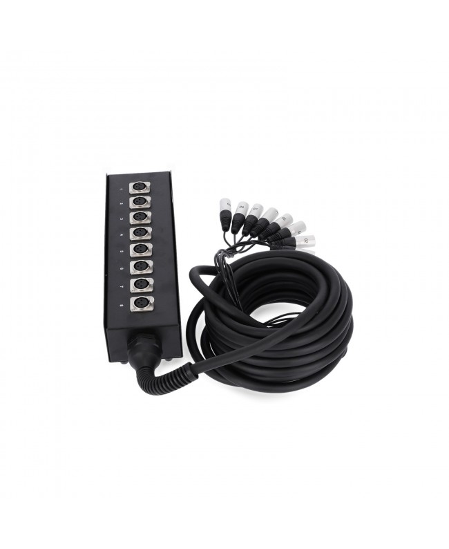 Adam Hall Cables 3 STAR MULTICORE 8 KANAL 10 M Stagebox con cavo