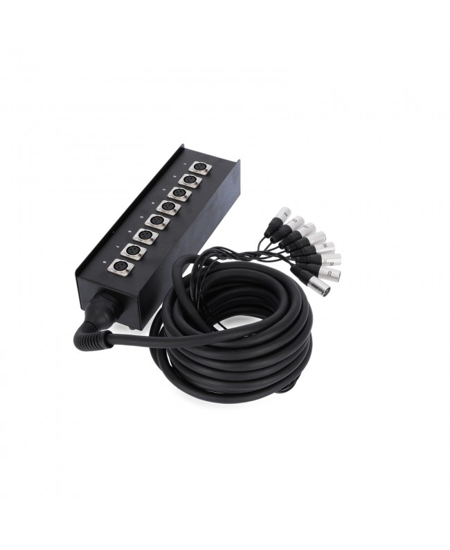 Adam Hall Cables 3 STAR MULTICORE 8 KANAL 10 M Stagebox con cavo