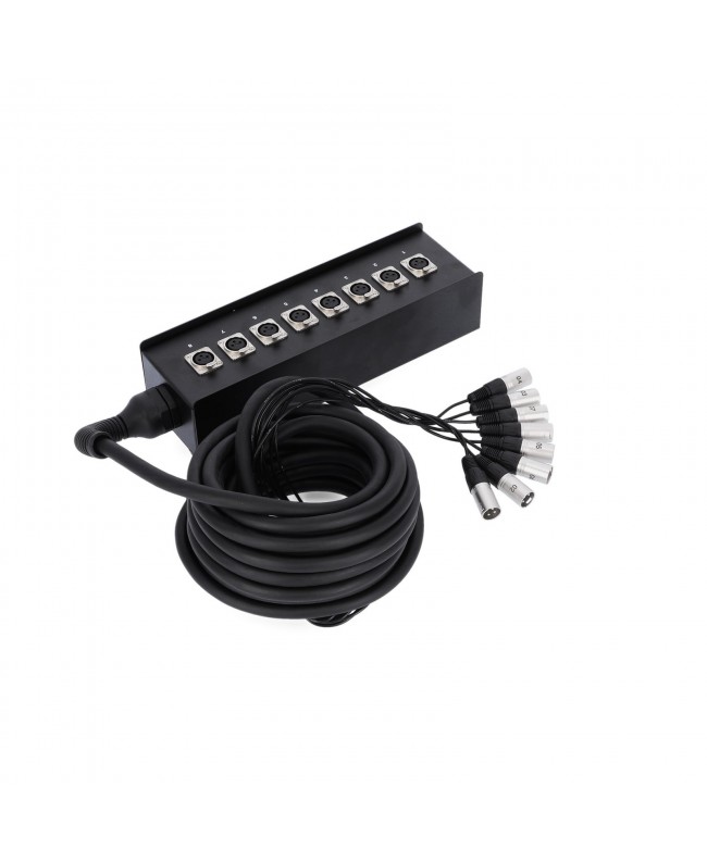 Adam Hall Cables 3 STAR MULTICORE 8 KANAL 10 M Stagebox con cavo