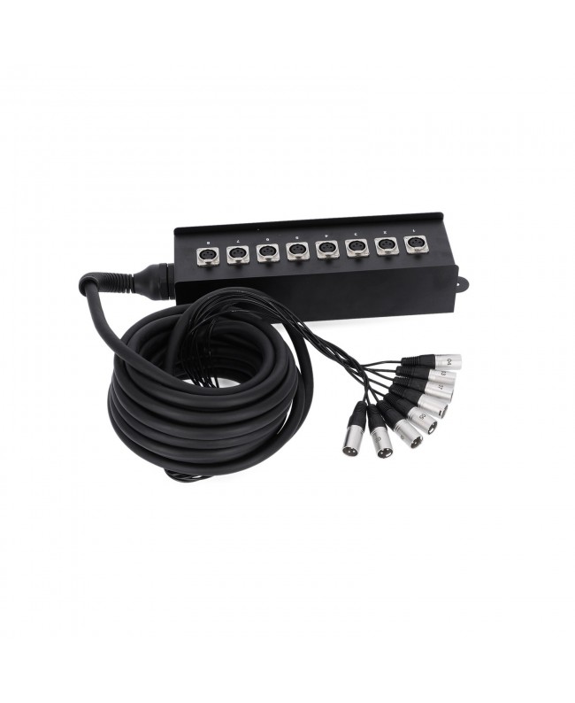 Adam Hall Cables 3 STAR MULTICORE 8 KANAL 10 M Stagebox con cavo