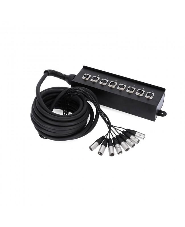 Adam Hall Cables 3 STAR MULTICORE 8 KANAL 10 M Stagebox con cavo