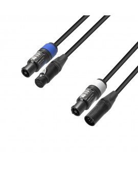 Adam Hall Cables 5 STAR H PCON 5D 0500 Cavi ibridi alimentazione & segnale DMX
