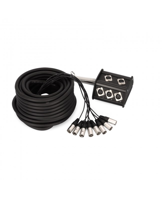 Adam Hall Cables 3 STAR MULTICORE 8 KANAL 15 M Stagebox with cable
