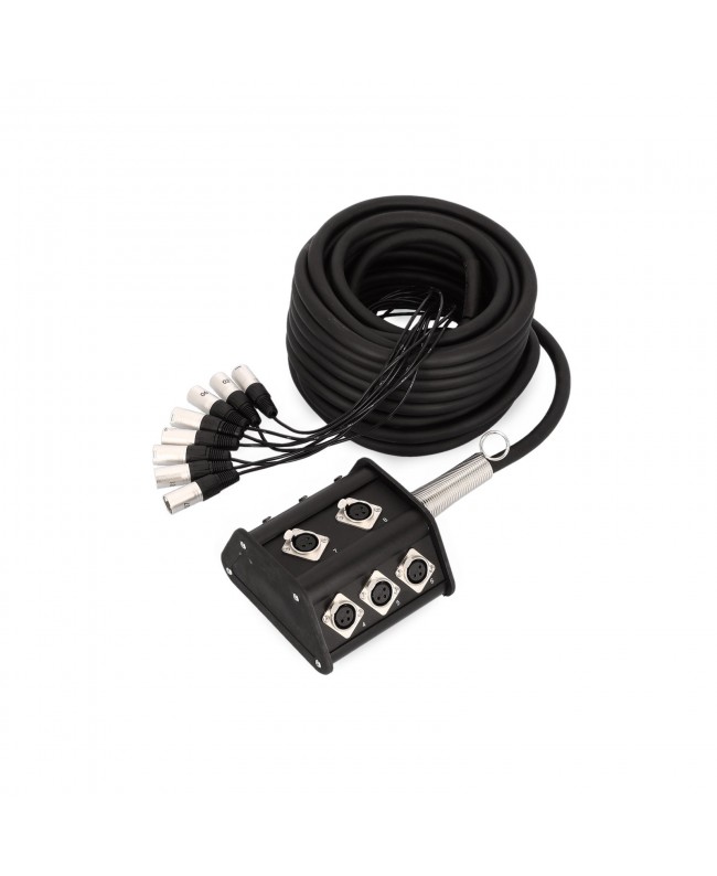 Adam Hall Cables 3 STAR MULTICORE 8 KANAL 15 M Stagebox con cavo