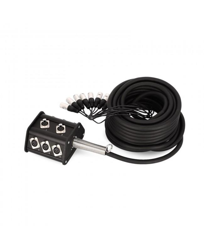 Adam Hall Cables 3 STAR MULTICORE 8 KANAL 15 M Stagebox with cable