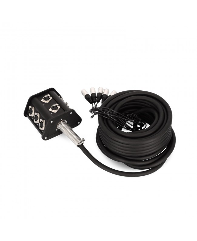 Adam Hall Cables 3 STAR MULTICORE 8 KANAL 15 M Stagebox con cavo