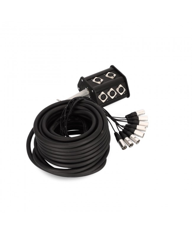 Adam Hall Cables 3 STAR MULTICORE 8 KANAL 15 M Stagebox with cable