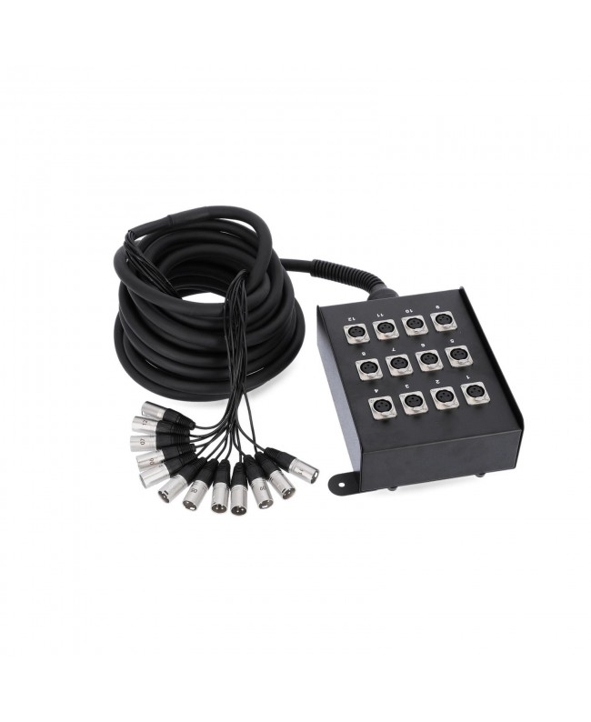 Adam Hall Cables 3 STAR MULTICORE 12 KANAL 10 M Stagebox with cable