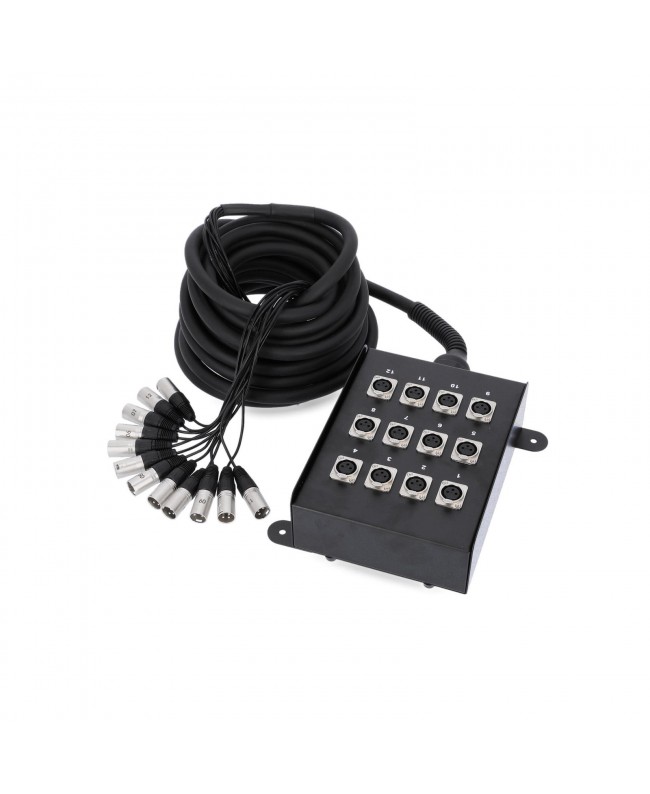 Adam Hall Cables 3 STAR MULTICORE 12 KANAL 10 M Stagebox with cable