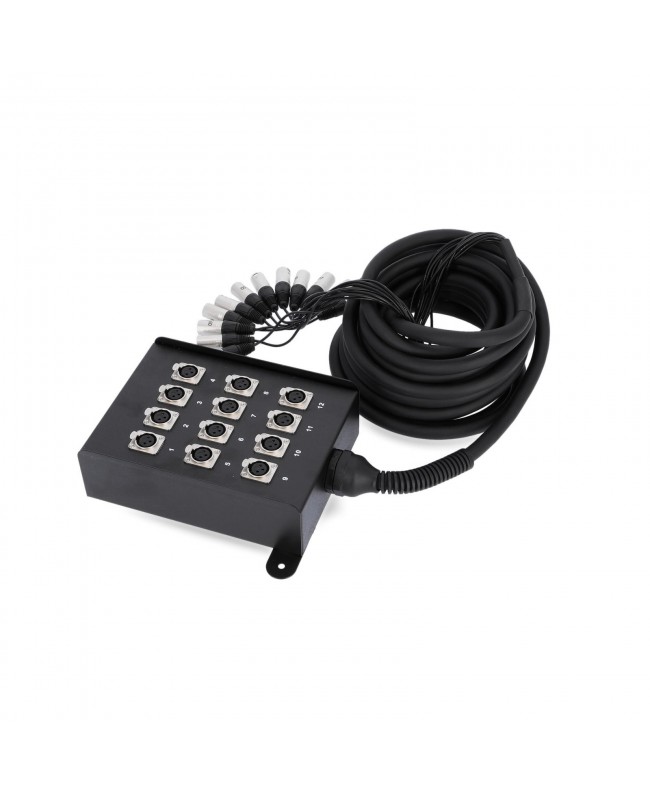 Adam Hall Cables 3 STAR MULTICORE 12 KANAL 10 M Stagebox with cable