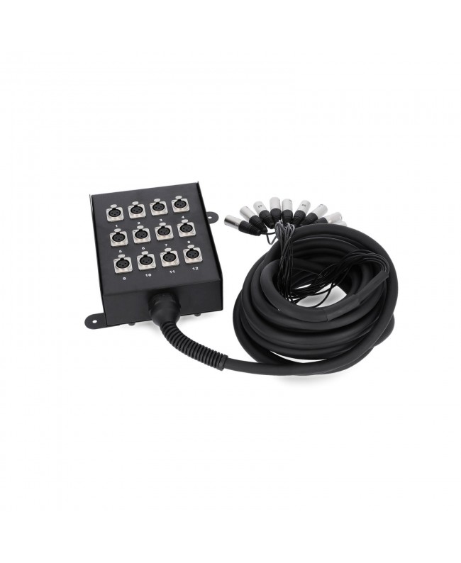 Adam Hall Cables 3 STAR MULTICORE 12 KANAL 10 M Stagebox with cable