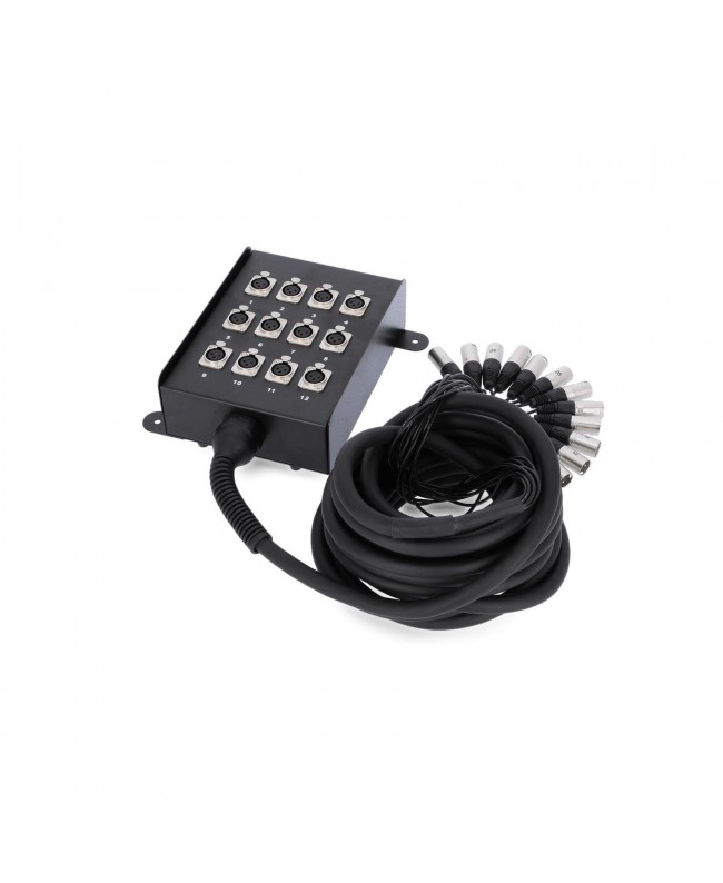 Adam Hall Cables 3 STAR MULTICORE 12 KANAL 10 M Stagebox with cable