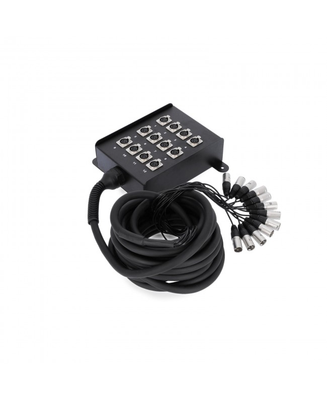 Adam Hall Cables 3 STAR MULTICORE 12 KANAL 10 M Stagebox with cable