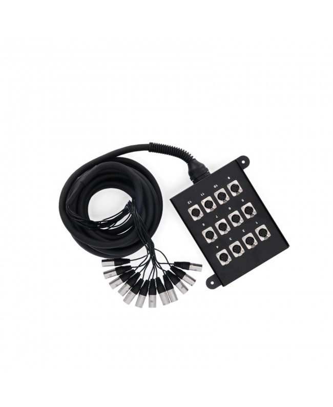 Adam Hall Cables 3 STAR MULTICORE 12 KANAL 10 M Stagebox with cable