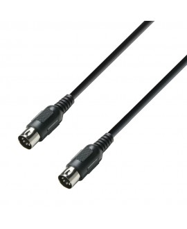 Adam Hall Cables 3 STAR MIDI 0075 BLACK Cavi MIDI