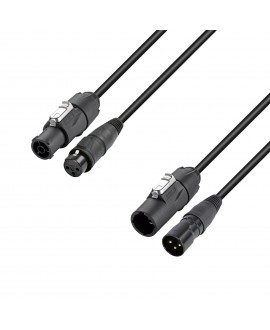 Adam Hall Cables 4 STAR H TCON D 0500 Cavi ibridi alimentazione & segnale DMX