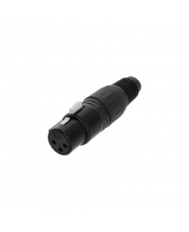 Adam Hall Connectors 4 STAR C XF3 BLK Connettori volanti XLR