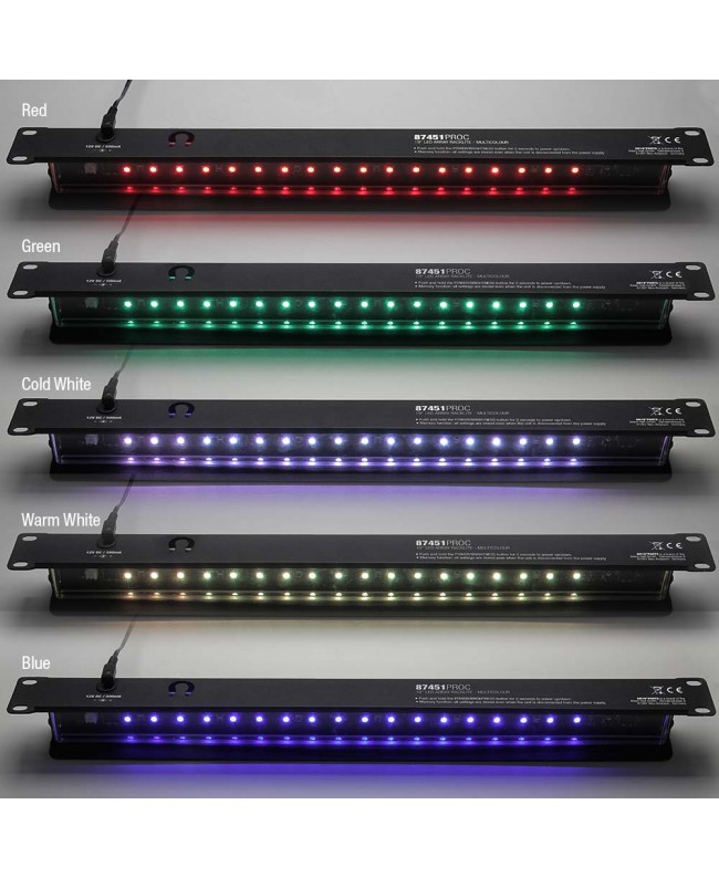 Adam Hall 19 Parts RACK LIGHT 01 MC Zubehör