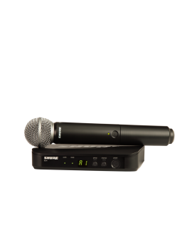 SHURE BLX24E/SM58 M17 Sistema wireless con trasmettitore palmare