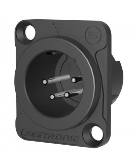 SEETRONIC XLR 4P Chassis - male XLR Chassis Connectors