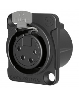 SEETRONIC XLR 4P Chassis - female XLR Chassis Connectors