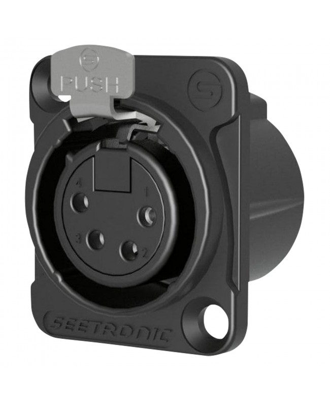 SEETRONIC Telaio XLR 4P, femmina Connettori a panello XLR