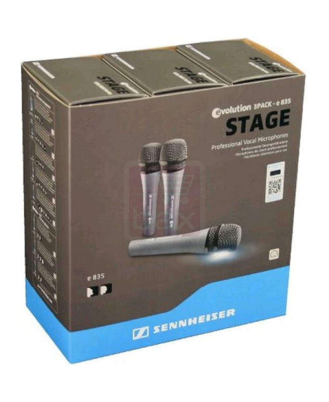 Sennheiser 3PACK e835 Microfoni a palmare
