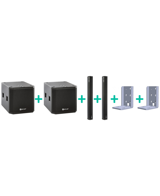 Ecler LABI1 PACK4 Complete PA Systems