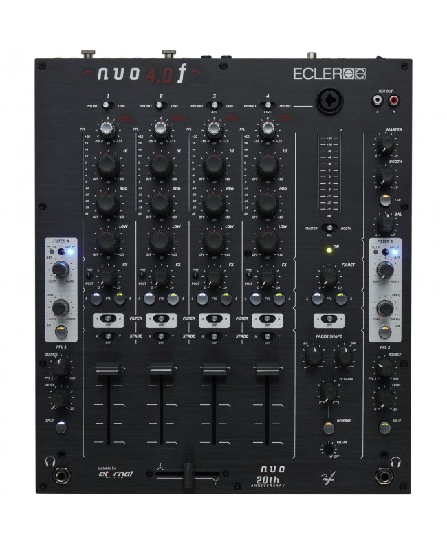 Ecler NUO4.0F BK DJ-Mixer