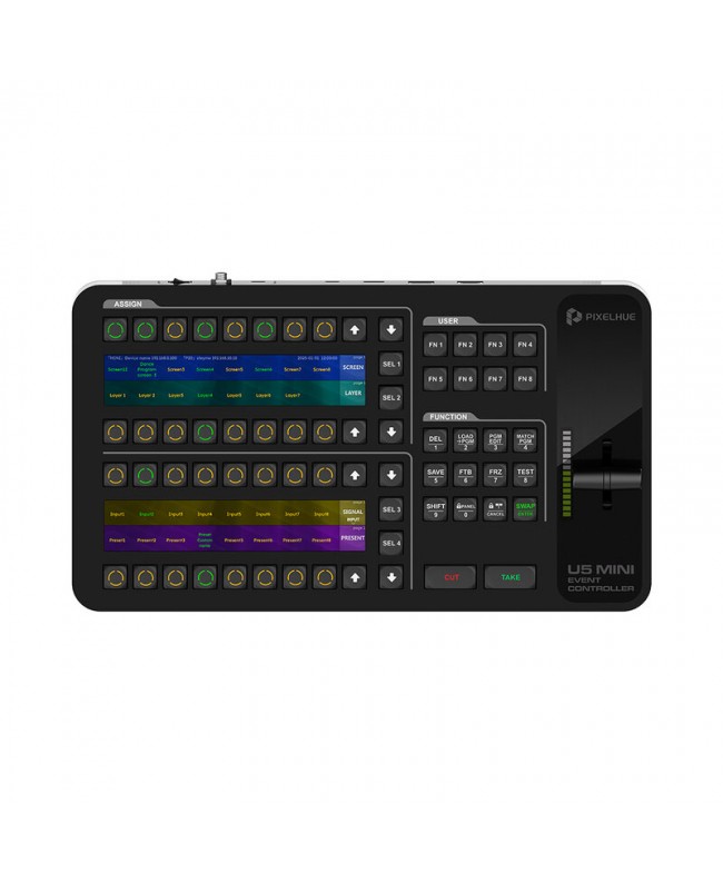 PIXELHUE U5 Mini T-Bar (Protective Case Version) Mixer e Switcher di produzione
