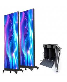 EGO Display P2.5 n°2 Foldable Pixel Totem - Indoor in flight LED Wall per interni