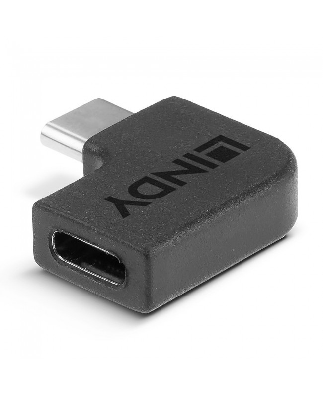 LINDY 41894 USB 3.2 Adapter Type C to C 90° USB Adapter Cables