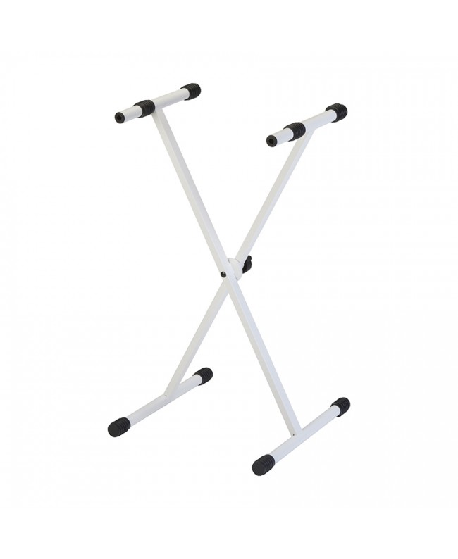 Quik Lok T10-WH White X-Shaped Keyboard Stand