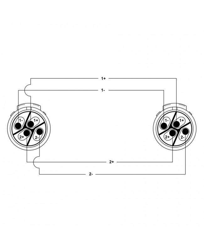 Quik Lok S/346-15PN Speakon NS/191/Speakon NS/191