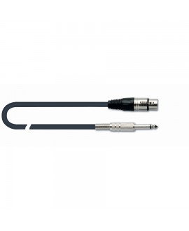 Quik Lok MX/777-9 Cannon XLR Femmina / Jack 6.3 TS Mono 9 mt