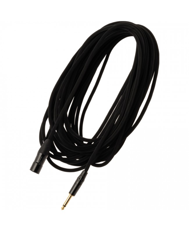 Quik Lok JUST/MJM-10 Cavo Cannon XLR Maschio / Jack 6.3 TS Mono 10 mt