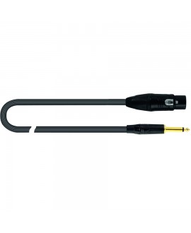 Quik Lok JUST/FJM-2 Cavo Cannon XLR Femmina / Jack 6.3 TS Mono 2 mt