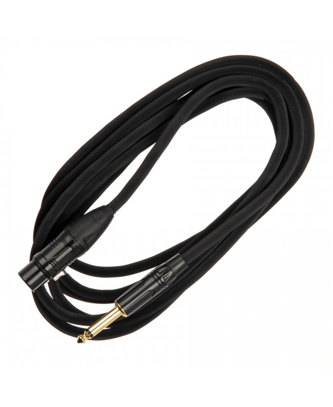 Quik Lok JUST/FJM-5 Cavo Cannon XLR Femmina / Jack 6.3 TS Mono 5 mt