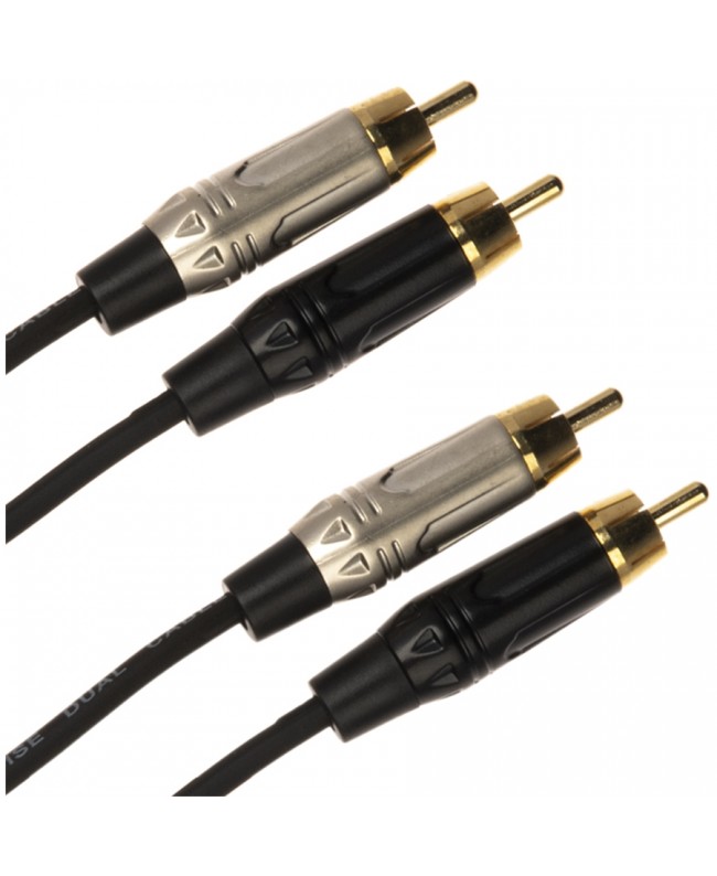 Quik Lok JUST/4RCA-3 Cavo 2x Spina Phono RCA / 2x Spina Phono RCA 3 mt