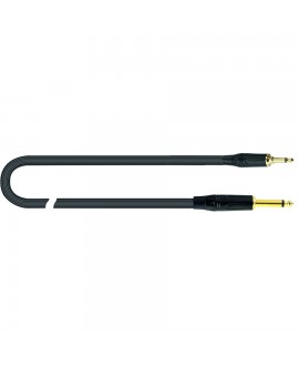 Quik Lok JUST/JM35JM-2 Cavo Minijack 3.5 TS Mono / Jack 6.3 TS Mono 2 mt