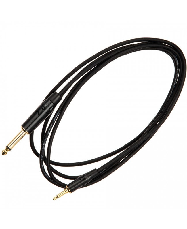 Quik Lok JUST/JM35JM-3 Cavo Minijack 3.5 TS Mono / Jack 6.3 TS Mono 3 mt